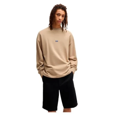 Abbildung von HUGO Nedro Sweatshirt, Herren, Größe: Large, Medium beige