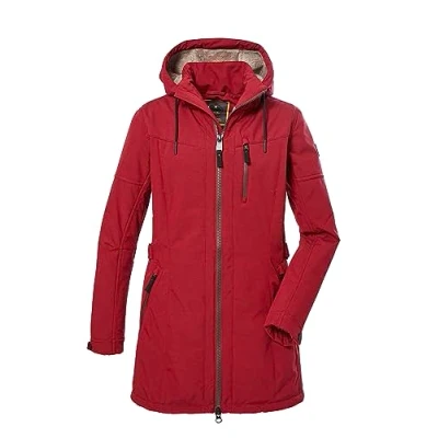 Abbildung von G.I.G.A. DX Damen Softshellparka mit abzippbarer Kapuze GW 46 WMN SFTSHLL PRK, tiefrot, 44, 40898 000