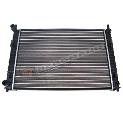 Abbildung von DENSO DRM10046 Kühler, Motorkühlung Aluminium 500 351 23 FORD: FIESTA 5, Fusion Kombi, 5 Van, MAZDA: 2 Hatchback