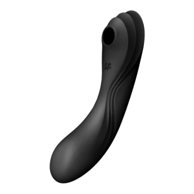 Abbildung von Satisfyer, Druckwellenvibrator, Curvy Trinity 4, 17 cm, 3 Motoren, vielseitig verwendbar, Druckwellen und Vibration