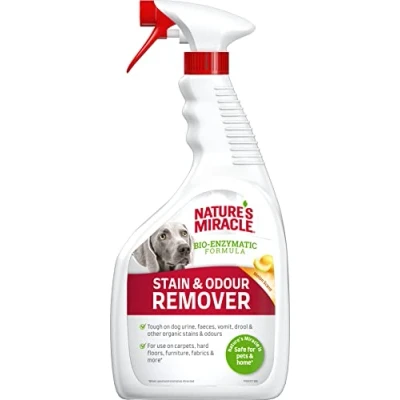 Abbildung von NATURE&#039;S MIRACLE Flecken und Geruchsentferner Hund Melone Reinigungsspray 946 ml