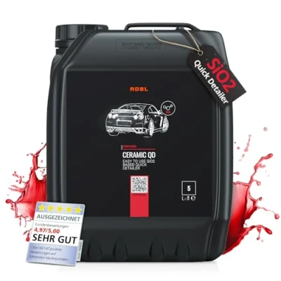 Abbildung von ADBL Ceramic QD (5L) Premium Quick Detailer Sprühversiegelung mit Keramik Technologie Glanz und Abperleffekt Auto Detailer, Lackversiegelung, SiO2 Lackschutz, Lackpflege, Schnellversiegelung