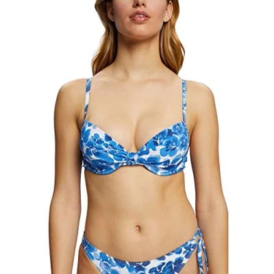 Abbildung von Esprit Beach WITH WIRE Padded Bikinitop, Damen, Größe: 36xB, Blue