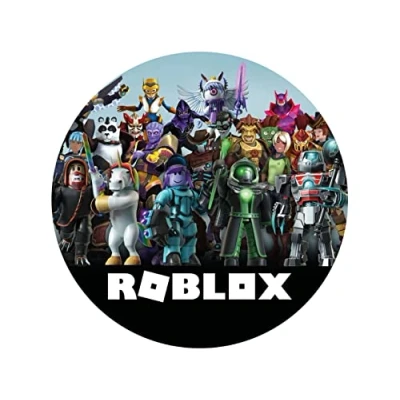 Abbildung von Tortenaufleger Roblox 3, rund 20cm Fondantpapier PREMIUM