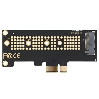 Abbildung von Annadue NVME PCIe Adapter, M.2 SSD auf Express X4/x1 Adapterkarte, Unterstützt oder 2230/2242/2260/2280 SSD(PCIEx1)