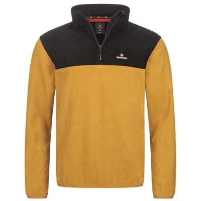 Abbildung von Höhenhorn Skyja Herren Fleece Pullover Senfgelb/Schwarz Gr. 5XL