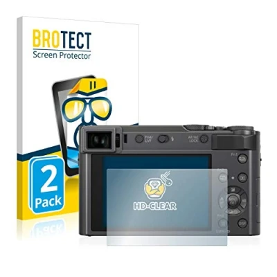 Abbildung von BROTECT (2 Stück Schutzfolie für Panasonic Lumix DC TZ200 Displayschutz Folie Ultra Klar