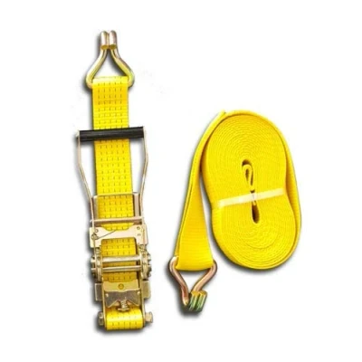 Abbildung von 4 x Spanngurt 5to 50mm 8m Basic ratsche gelb 2500/5000 daN