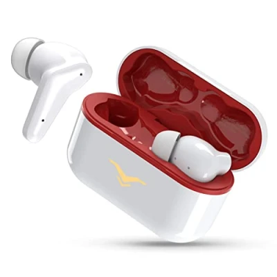 Abbildung von Bluetooth Kopfhörer in Ear, Kabellos mit 4 Mic, 5.1 HiFi Stereoklang, IPX5 Wasserdicht Kabellose Kopfhörer, Premium Sound Ohrhörer, 40ms niedrige Latenz für Arbeit und Gaming
