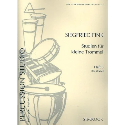 Abbildung von Studien für kleine Trommel: Der Wirbel. Vol. 5. Trommel.
