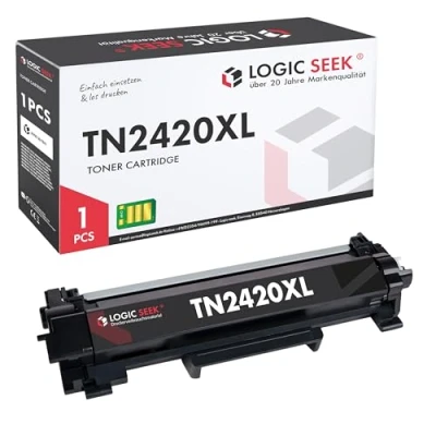 Abbildung von Logic Seek Toner XXL ersetzt Brother TN2420 TN2410 doppelter Inhalt 6.000 Seiten für HL L2350DW L2370DN L2375DW L2310D MFC L2710DW