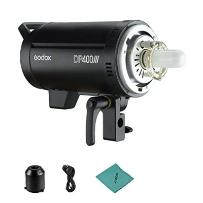 Abbildung von Godox DP400III Studio Blitzlicht 400Ws 2.4G Wireless X System mit Bowens Mount 5600K Farbtemperatur Fotografie Blitze