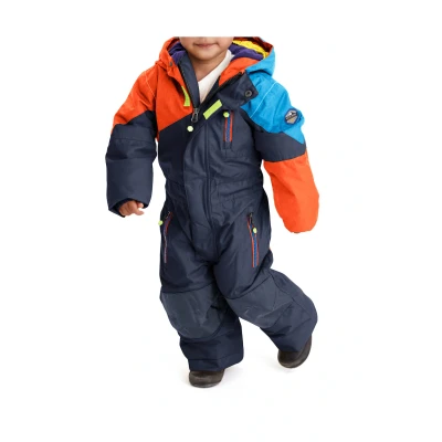 Abbildung von Killtec Schneeanzug Kinder Kesley Mini Skioverall mit Kapuze 10.000 mm Wassersäule Skianzug für Jungen und Mädchen, Dunkelnavy, 86/92