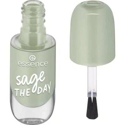 Abbildung von essence gel nail colour, Nagellack, Nr. 85, Grün, langanhaltend, Expressergebnis, schnelltrocknend, glänzend, farbintensiv, vegan, ohne Mikroplastikpartikel, Parfüm, Parabene, 1er Pack (8ml)