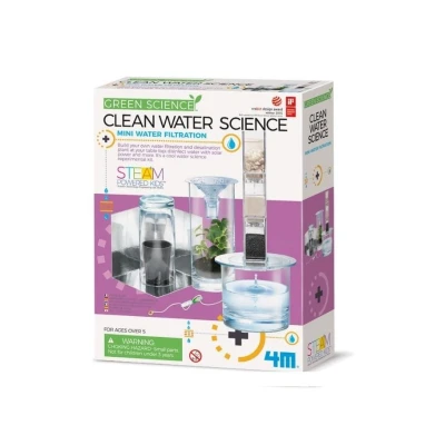 Abbildung von 4M KidzLabs Green Science Trinkwasserlabor Wasserfilter