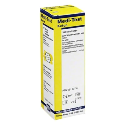 Abbildung von Medi test Keton Teststreifen 100 St