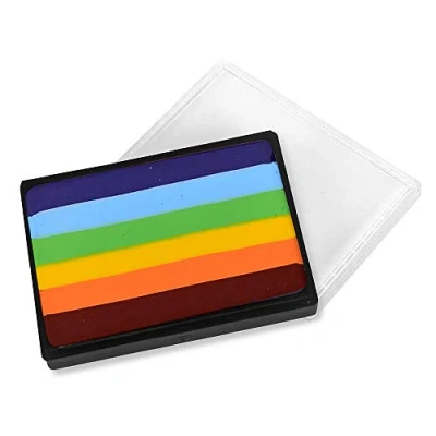 Abbildung von Mehron Make up Paradise AQ Prisma Split Cake für Verblenden, Konturieren, Highlighten und Schattieren (Arc en Ciel)