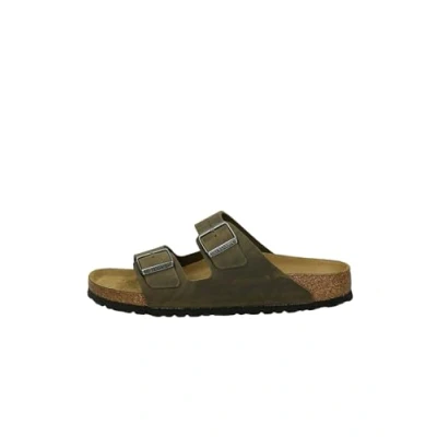 Abbildung von Birkenstock Arizona Oiled Pantolette flach, Herren, Größe: 42, Vert Schuhe