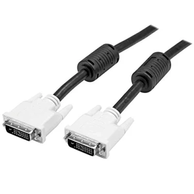 Abbildung von StarTech.com DVI D Dual Link Kabel 10m (Stecker/Stecker), 24+1 Pin Monitorkabel Link, Anschlusskabel mit Ferritkernen