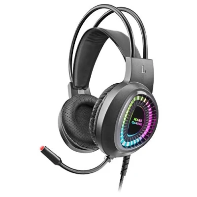 Abbildung von Mars Gaming MH220, Kopfhörer ARGB SuperBass, Flexibles Mic, Ultraleicht