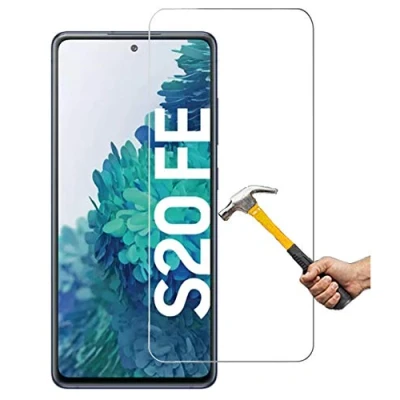 Abbildung von ino Schutzglas kompatibel mit Panzerglas Samsung Galaxy S20 FE Panzerfolie Displayschutzglas Tempered Glass Glas S20FE Schutzfolie