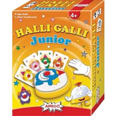 Abbildung von AMIGO 7790 Halli Galli Junior, Kartenspiel, Inhalt: 1 Stück, Kind, Blau,grüne
