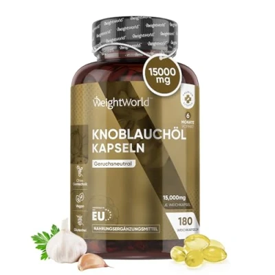 Abbildung von WeightWorld Knoblauchöl Kapseln