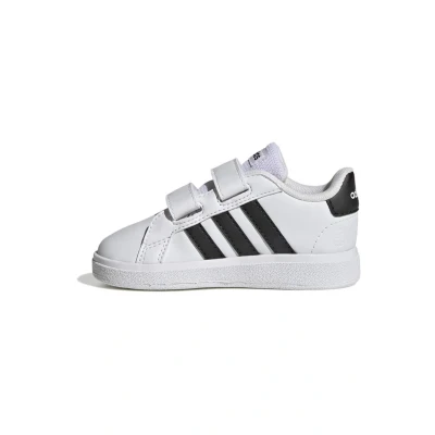 Abbildung von adidas Grand Court Lifestyle Hook and Loop Shoes Tennisschuhe, Cloud White/Core Black/Core Black, 27 EU