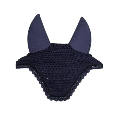 Abbildung von Kentucky Ohrnetz Wellington Stone &amp; Pearl Soundless Dark Navy Warmblut Agradi.deVerkauft von Agradi