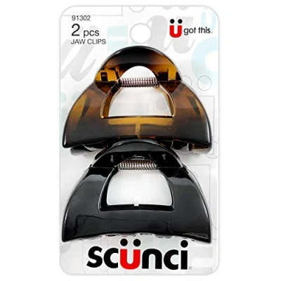 Abbildung von Scunci Effortless Beauty Kupplungsbacken Clips, 2 Stück pro Packung, 1