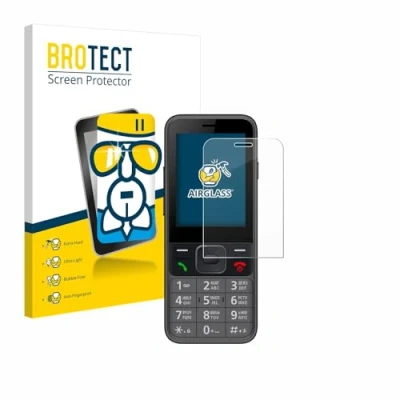 Abbildung von BROTECT Schutzglas für Panasonic KX TF200 Schutzfolie Panzer Folie Glas [Extrem Kratzfest 9H, Anti Fingerprint, Ultra Transparent]