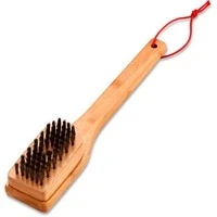 Abbildung von Weber Grillbürste, 30 cm, mit Bambusgriff