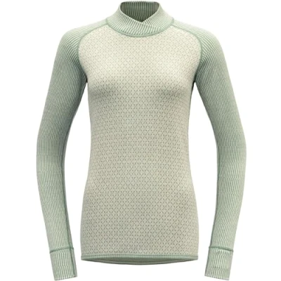 Abbildung von Devold of Norway Kvitegga Merino 230 Cross Neck Reversible W Damen (Weiß L ) Freeridebekleidung