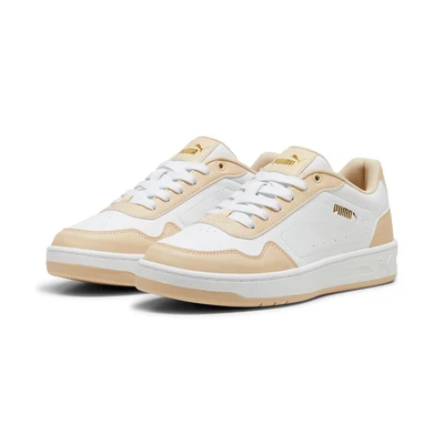 Abbildung von Puma Court Classy Sneaker low, Damen, Größe: 39, Weiss gold Kunststoff