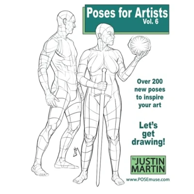 Abbildung von Poses for Artists Volume 6: An essential reference figure drawing and the human form. (Inspiring Art Artists, Band 6)