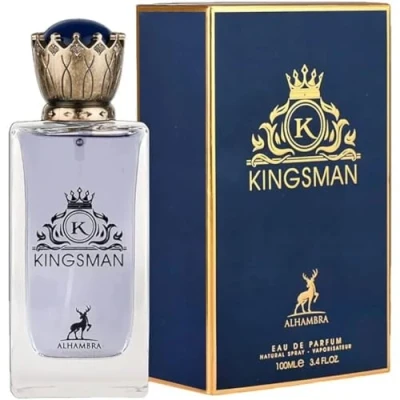 Abbildung von Kingsman Alhambra by Lattafa EAU de Parfum, 100 ml, High End, orientalische Nische, große Projektion und Lebensdauer