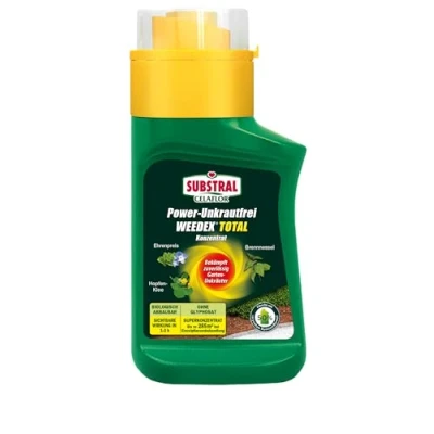 Abbildung von Substral Celaflor Power Unkrautfrei Weedex Total, Unkrautvernichter, gegen Unkräuter, Gräser und Moos, Konzentrat, 230 ml