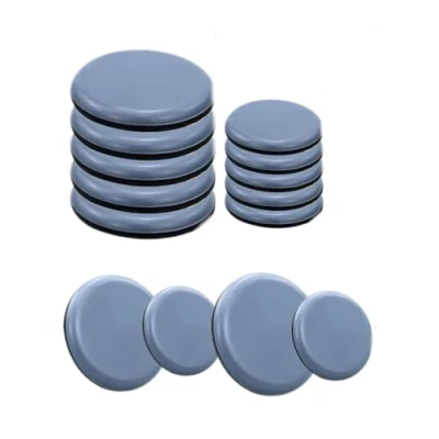 Abbildung von Möbelgleiter, 16 Stück PTFE Selbstklebende Möbelschieber, Möbel Bewegen Pads zum Schwerer (Runden, 25mm、50mm)