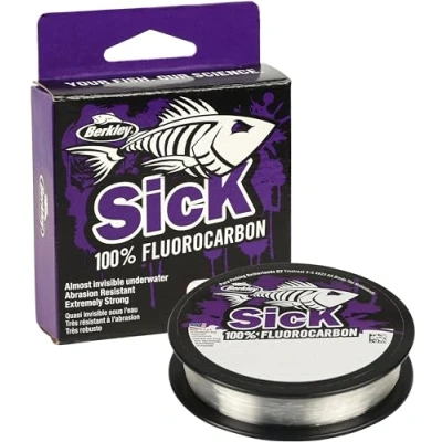 Abbildung von Berkley Sick Fluorocarbon Vorfachmaterial Clear 50m 0,40mm (12,6kg/27lb)