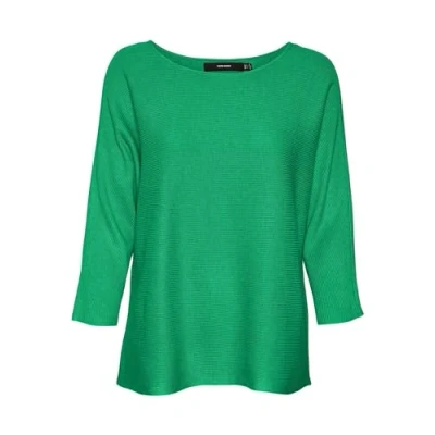 Abbildung von Vero Moda NORA 3/4 Boatneck NOOS Strickpullover, Damen, Größe: XXL, Bright green