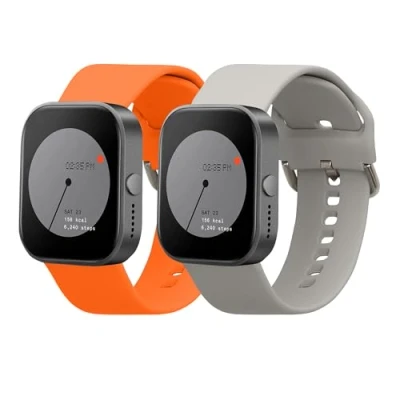 Abbildung von kwmobile 2x Sportarmband kompatibel mit CMF by Nothing Watch Pro (D395) Armband Fitnesstracker Band Set aus TPU Silikon