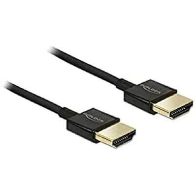 Abbildung von DeLock Kabel High Speed HDMI mit Ethernet A Stecker &gt; 3D 4K 1 m Slim Premium