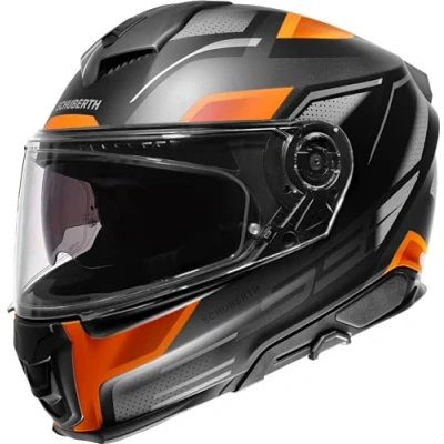 Abbildung von Schuberth S3 Storm Helm, grau/orange, M (56/57)