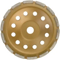 Abbildung von kwb by Einhell Diamant Schleifteller Wandbearbeitungssystem Zubehör (Ø 180 mm, geeignet für Beton oder Estrich, passend TE DW 180), 49726855