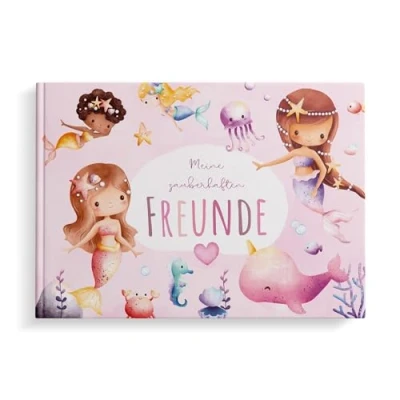 Abbildung von MeinBaby123® Tagebuch Freundschaftsbuch Meerjungfrauen für Kinder