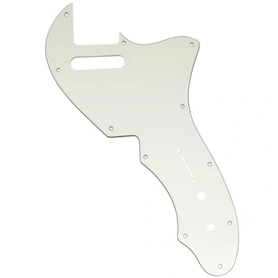 Abbildung von Musiclily Pro 11 Löcher Gitarren Schlagbrett Pickguard für USA Fender 69 Tele Thinline Style E Gitarre, 3 lagig Aged White