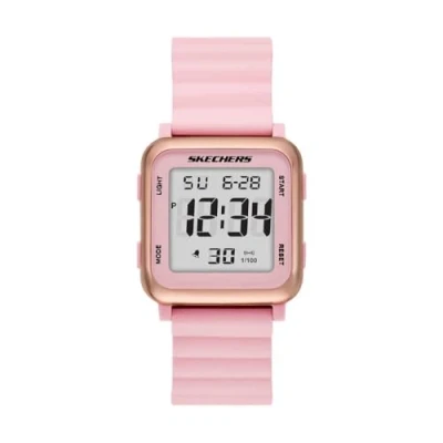 Abbildung von Skechers Chronograph BECKWORTH, Quarzuhr, Armbanduhr, Damenuhr, Silikonarmband, digital, Stoppfunktion