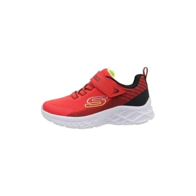 Abbildung von Skechers Microspec II Sneaker low für Kinder, Größe: 34, Red/black Schuhe