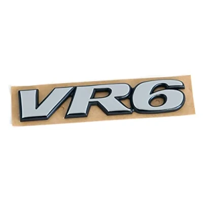 Abbildung von Volkswagen 7D0853675Z10 Schriftzug VR6 Heckklappe Emblem Logo, Chrom