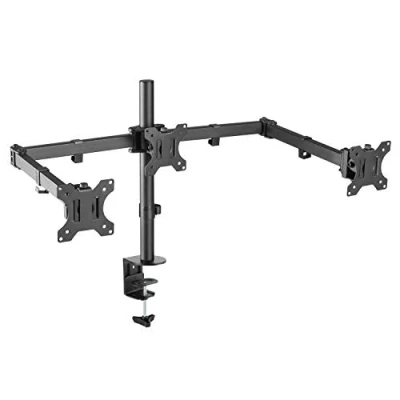 Abbildung von RICOO Monitorhalterung 3 Monitore, Arme für Computermonitore 13 26 Zoll Monitorarm, TS6911 Monitor Halterung Tisch VESA Tischhalterung Arm Bildschirmhalterung Bildschirm Halter Monitorhalter